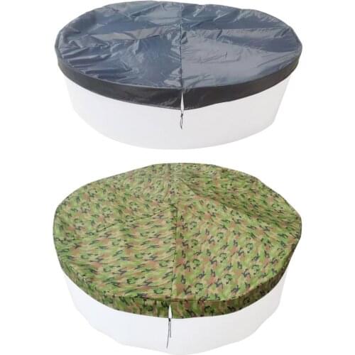 Foldable Round Swimming Pool Cover 366cm 305cm 240cm Insulated Pool Oxford Cloth Protector Garden Tub Accessories Drop Shipping