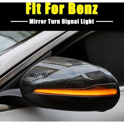 LED Dynamic Turn Signal Flashing Light For Mercedes Benz C Class W205 E W213 S W222 Side Rear-View Mirror Indicator Blinker