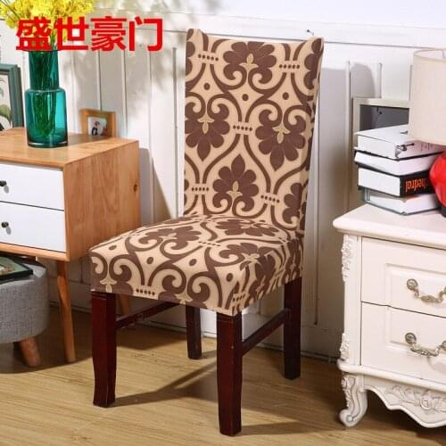 Universal Spandex Dining Chairs Cover Wedding Party Decor Hotel Banquet Floral Seat Chair Cover