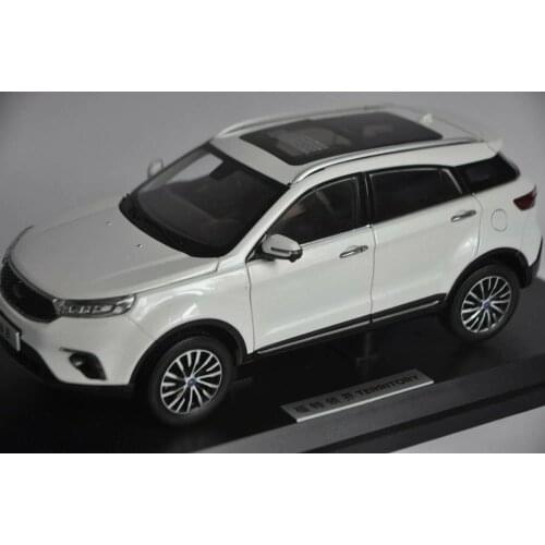 1:18 Diecast Model for JMC Ford Territory 2019 White SUV Alloy Toy Car Miniature Collection Gift