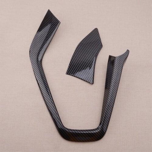 2Pcs LHD ABS Car Gearshift Outer Panel Trim Frame Cover Fit for Ford Focus RS ST MK3 2015 2016 2017 2018