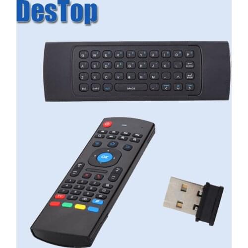 20PCS MXIII Air Mouse Wireless 2.4G Remote Control Keyboard for Android Mini PC TV Box with voice Mic with DHL shipping