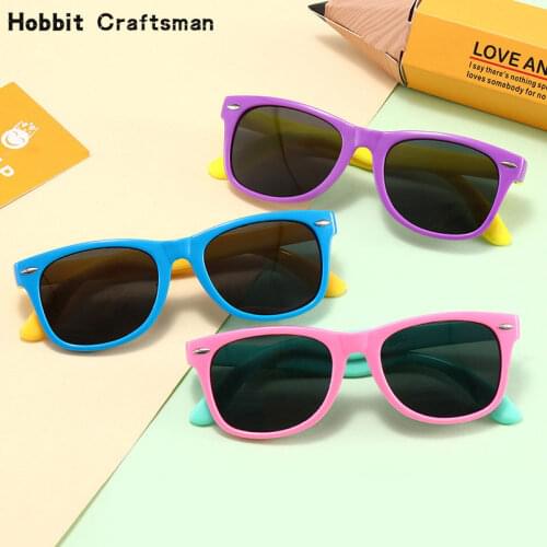 2021 Polarized Kids Sunglasses Silicone Flexible Boys Girls Children Sun Glasses Baby Shades Eyewear UV400 Oculos Riding Goggles