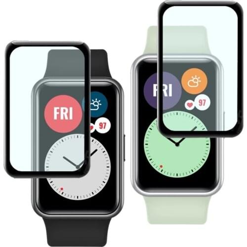 3D PMMA Curved Edge HD Screen Protector Full Coverage Film For Huawei watch fit