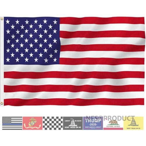 3x5 ft American Flag Polyester United States US Marine Thin Blue Lines Gadsden Trump Printed Decorative USA Flags and Banners
