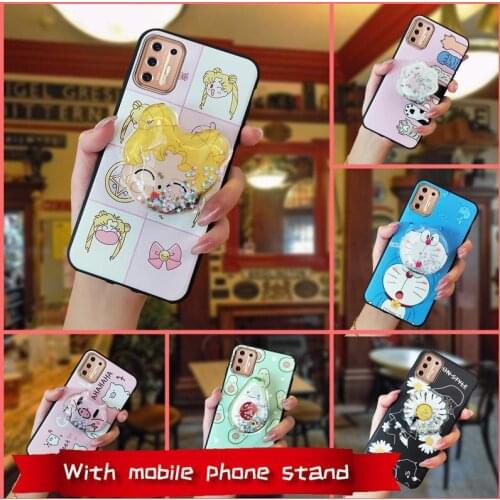 Phone stand holder Fashion Design Phone Case For MOTO G9 Plus/E7 Plus Anti-dust glisten Durable
