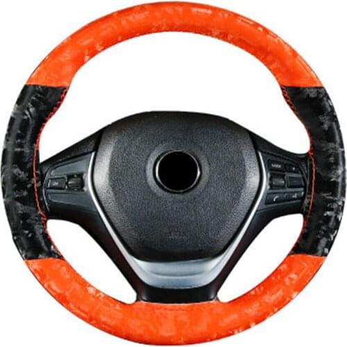 Car Steering Wheel Cover Soft and comfortable DIY Artificial Leather Contains needles and threads 5 colors to choose from