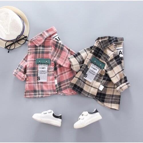 IENENS Kids Boys Gentlemen Shirt Tops Clothes Children Baby Boy Formal Cotton Top T-shirt Clothing Blouse Infant Shirts