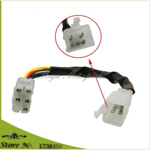 CDI Cable Wire Adapter Connector Plug For Scooter Moped Pit Dirt Bike ATV Quad