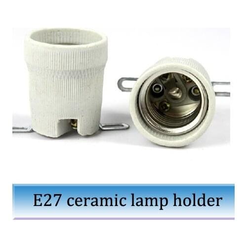 E27 ceramic lamp base special crawler wooden tortoise box cap screw thread port ceramic lamp holder X10