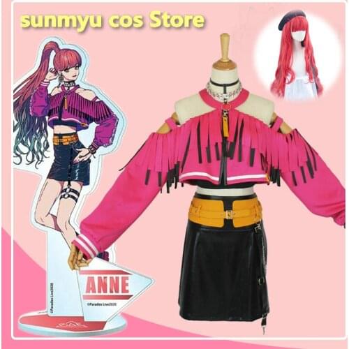 Paradox Live BAE Exhibition Show Anne Faulkner Cosplay Costume Custom Size Halloween