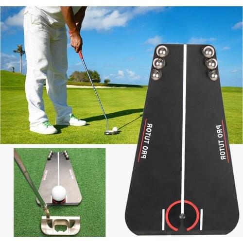 Golf Putting Mat Golf Putting Trainer Practice Golf Putting Training Aid Swing Trainer Eye Line Golf Outdoor Sport Accessories