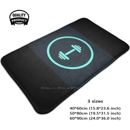 Muscle Bodybuilding Soft House Family Anti-Slip Mat Rug Carpet Muscular Bodybuilding Alters Dumbbell