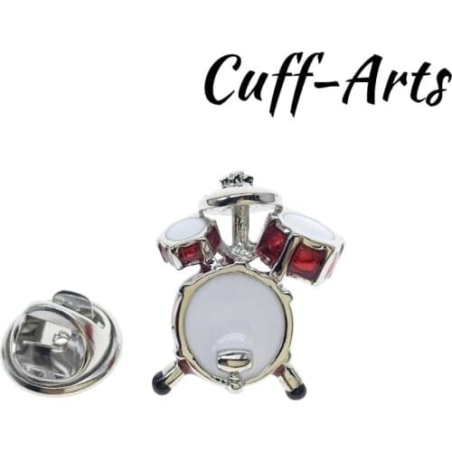 Brooch Lapel Pin For Men Pins and Brooches Drumkit Lapel Pin Badge Jewelry Broche PIN de la solapa By Cuffarts P10218
