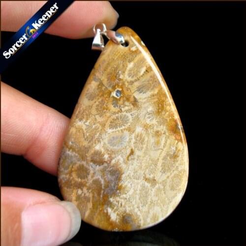 Natural Coral Fossil Gems Stones Charm Pendant Reiki Chakra DIY Earrings Necklaces Pendants Beads Jewelry Craft Making LS060