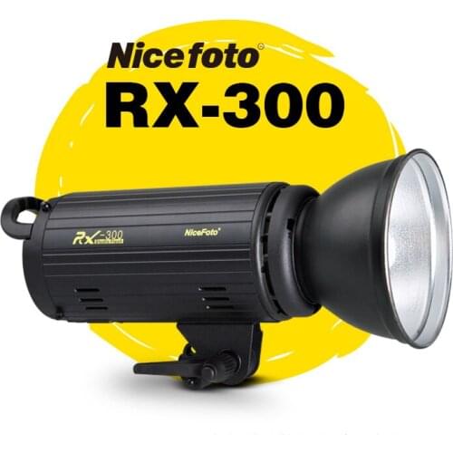 NiceFoto photography lights RX-300 300W Studio Flash fast recycling time Studio photography studio light lamp touch button