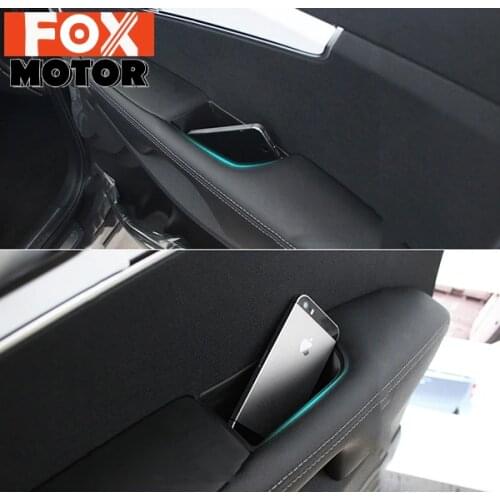 Fit For Kia Sorento 2016 - 2019 Front Door Handle Storage Box Center Console Glove Bin Interior Armrest Holder Cup Molding