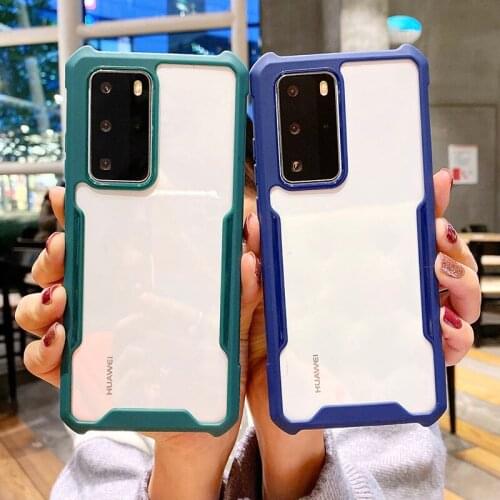 Luxury Shockproof Bumper Phone Cover For xiaomi Redmi note 9s 9 8 8pro 7 k20 k30 9a 9c 9 8 8a hybrid PC TPU Case