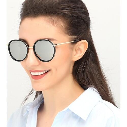 Custom Prescription Sunglasses New Sunglasses Ladies Polarized Sunglasses Trend Round Frame Sunglasses Driving Glasses 935