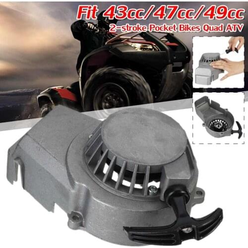 Alloy Recoil Starter Recoil Activator Replacement Pull Fit 43cc 47cc 49cc 2 stroke Pocket Bikes Quad ATV Dirt Recoil Start