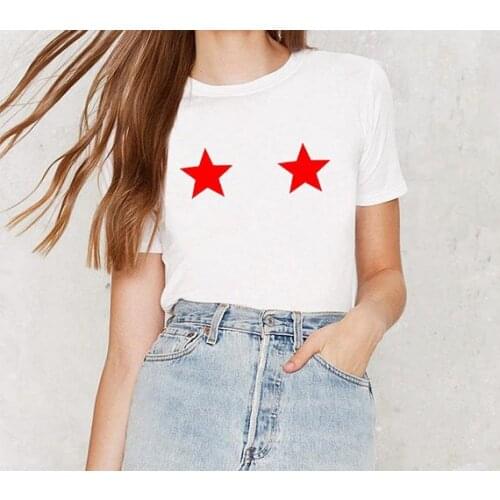 Freedom T-Shirt Star Boobs funny T shirt Breast Tee Free The Nipple Shirt Tits Shirt Womens Rights Aesthetic Clothing Feminist