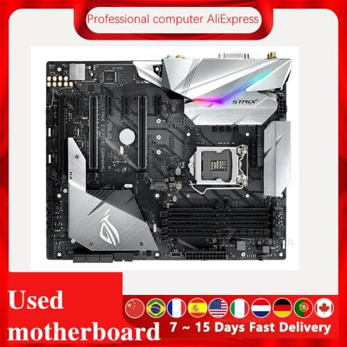 For Asus ROG STRIX Z370-E GAMING Original Used Desktop Intel Z2370 Z370M DDR4 Motherboard LGA 1151 i7/i5/i3 USB3.0 SATA3