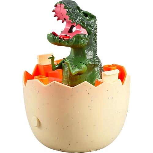 Funny Dinosaur Egg Toys With Hatching Sound LED Light Novel Dinosaur Egg Novelty Gag Toys Eggs Surprise Kdis Gift
