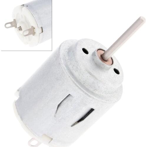 1 PC R140 3V 1.25W 14200rpm DC Motor Solar Fan Motor Electric Toothbrush Motor with Carbon Brush for DIY Toys Hobbies/Household