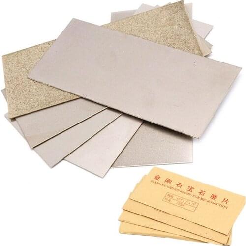 1pcs 80-3000 Grit Thin Diamond Knife Sharpening Whetstones Polishing Knife Sharpener Rectangular Grinding Disc Abrasive Stones