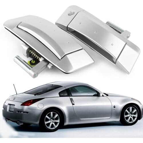 2pcs/Set Auto Car Outside Outer Silver Door Handle 2003-2007 2008 2009 Right Left Side (Left Driver Only) For Nissan 350Z