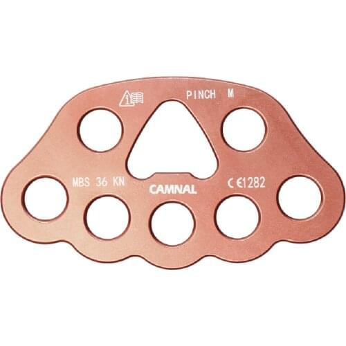 36KN Paw Rigging Plate Climbing Caving Arborist Rope Access Rescue Equipment Gear with 8 Holes