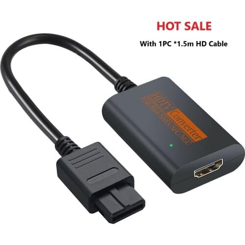 Adapter For NGC/SNES/N64 To HDMI-compatible Converter Adapter For 64 For GameCube Plug And Play Full Digital Cable