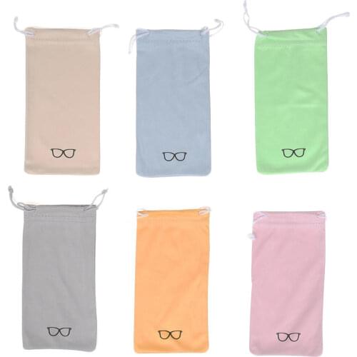 Glasses Accessories Glasses Bag Myopia Eyes Sunglasses Sunglasses Reading Glasses Suede Glasses Cloth Beam Storage Bag