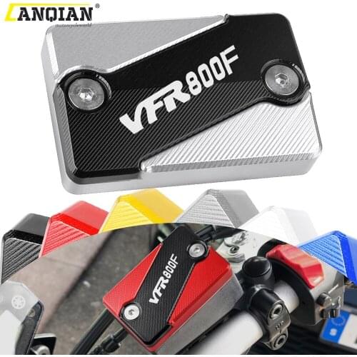 For HONDA VFR800F VFR800 VFR 800 F 2014 Motorcycle Accessories CNC Aluminum DIRT BIKE Front Brake Fluid Reservoir Caps Covers