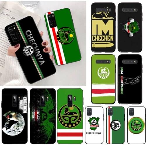 CUTEWANAN Chechen National Flag Customer Phone Case for Samsung S20 plus Ultra S6 S7 edge S8 S9 plus S10 5G lite 2020