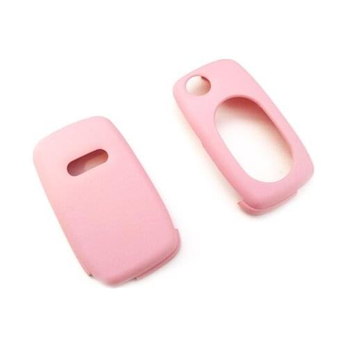 Remote Flip Key Fob Cover Pink For Audi