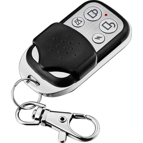 Fuers Wireless 433mhz Alarm Metal Remote Control Metal Alarm Keychain Remote Controller Working For DP500 GSM HOME Alarm System