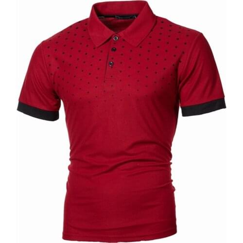 Male Print Tops Tees Para Hombre Clothing 5Xl Summer Mens Polos Shirts Fashion Men Slim Fit Short Sleeve Polos Shirts