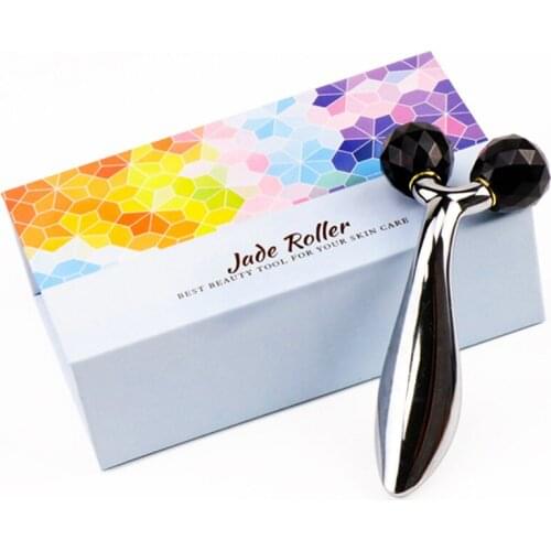 Hot Sale Rose Quartz 3D Massager For Face Care Natural Jade Quartz Roller Facial Massager Beauty Products From Facial Wrinkles