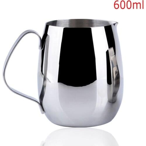 300ml 350ml 600ml Stainless Steel Coffee Pitcher Barista gear 3 types choice Kitchen Coffee Milk Frothing coffee Jug Teapot