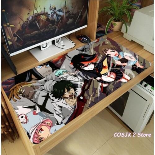 Anime KILL la KILL Matoi Ryuuko Kiryuuin Satsuki Mouse Pad Gaming Computer Desktop Keyboard Mat Thicken Anti-Slip Playmat Gifts
