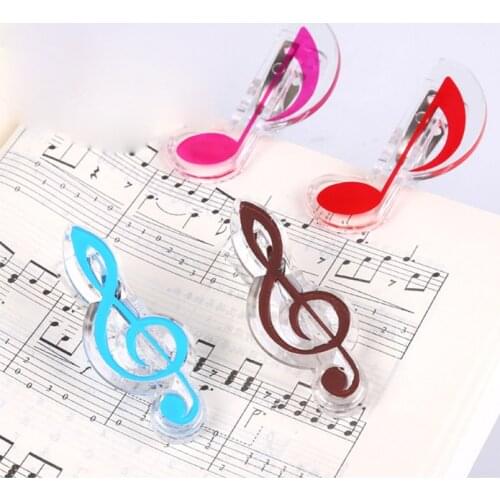 Cute Piano Gadgets Clamps Music Clamps Note Clips Bookmarks for Book Page Holder School Office Supplies Stationery