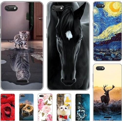 Cute Animal Cat Printing Case For Wiko Harry 2 Harry Soft Silicone Cover For Wiko Tommy 3 Tommy3 Plus Relief Cartoon Funda Coque
