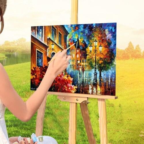 Lucky Night Out Coloring By Numbers Painting Kit Oil Paints 50*70 Paiting By Numbers Loft Wall Picture For Wholesale