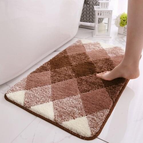 Entrance Anti-Slip Mat Bathroom Mats Gradients Colors Fast Dry Shower Floor Carpet Bath Area Rugs For Bathroom Kitchen 3 Sizes