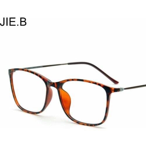JIE.B Optical Glasses Oculos Spectacle Frame Eyeglasses Frames Eye Glasses Frames For Men Women Clear Lenses Glasses Frame