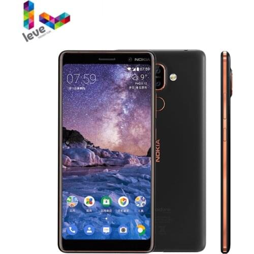 Original Nokia 7 Plus Android Smartphone 4GB RAM 64G ROM Snapdragon 660 Octa-Core 6.0'' Display Bluetooth 5.0 Unlocked Cellphone