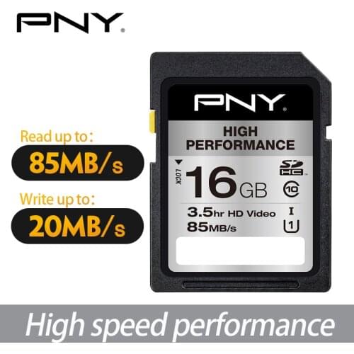 PNY SD Card Mini TF 10 U1 Memory cards 16G 32G Read Speed 100MB/s Micro10 FlashFor Video camera Drone Tablet Smartphone Adapter