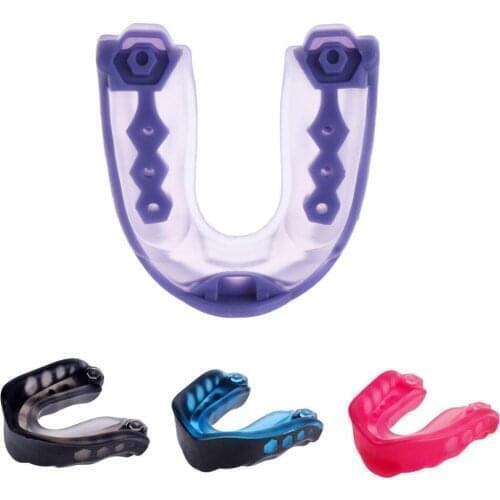 Adults Professional Mouth Guard Teeth Protective Sports Safety Soft Silicone Teeth Protector For Taekwondo MMA Boxing