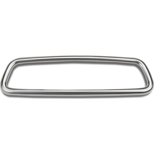 ABS Silver Car Interior Rear View Mirror Frame Cover Trim For BMW 3 4 Series X3 X5 X6 F15 F16 F25 F30 F31 F34 F32 F33 F36 E70